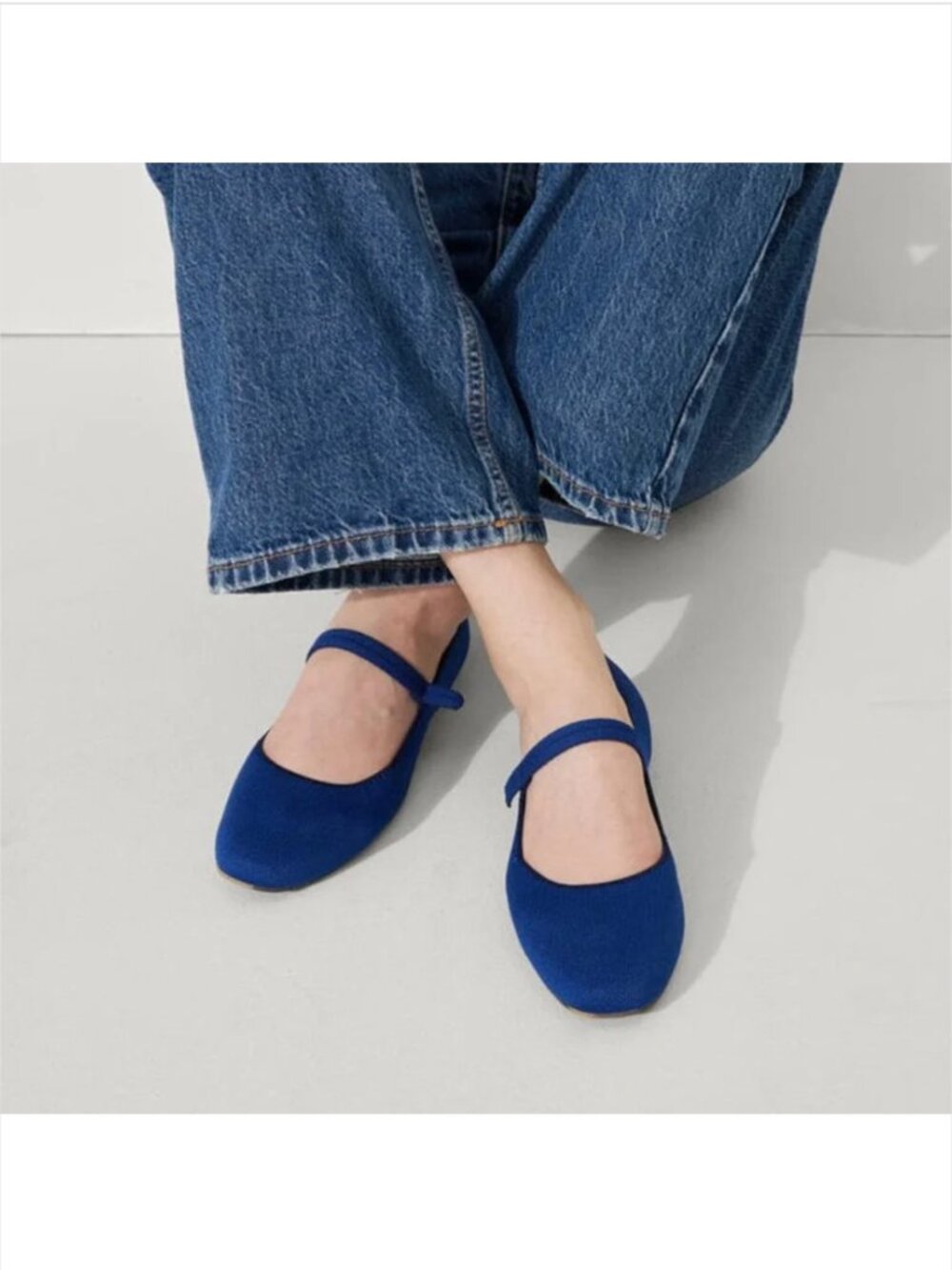 Rothy's The Square Mary Jane in Cobalt Blue | Size 8.5